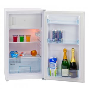 Tischkühlschrank mit Gefrierfach Kühlschrank Kühlgerät Camping weiß 81 l 48cm