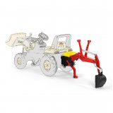 drehen-fraesen-bohren.de Rolly Toys Kinder Spielzeug Heckbagger Bagger Traktor Anbauheckbagger / 409327