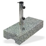 drehen-fraesen-bohren.de Sonnenschirmständer halb 25 kg Granit